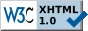 Valid XHTML 1.0 Transitional